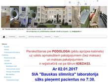 Tablet Screenshot of bauskasslimnica.lv
